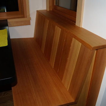 Breakfast Nook with Storage Benches