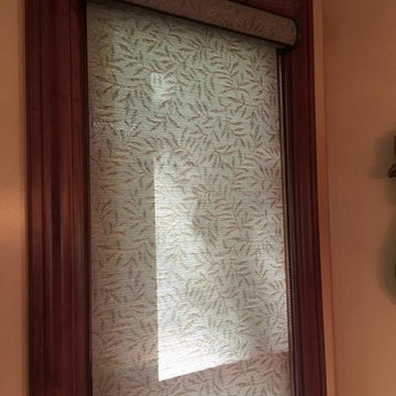 Roller Shades with Cassette Headrail