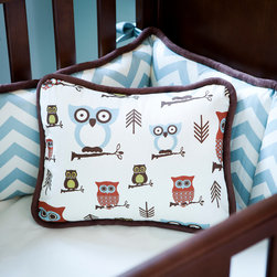 Retro Owls Crib Bedding - Baby Bedding