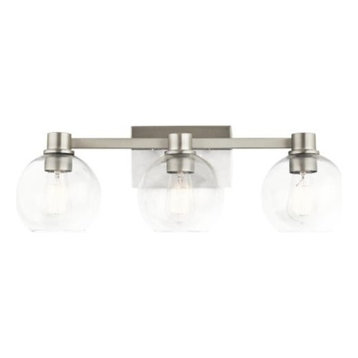 Bath 3-Light, Brushed Nickel