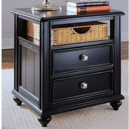 American Drew 919-915 Side Table Camden - Black - Side Tables And End Tables