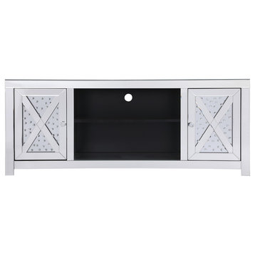 Crystal Mirrored TV Stand
