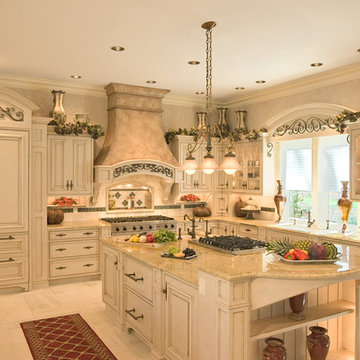 French Colonial Style Kitchen