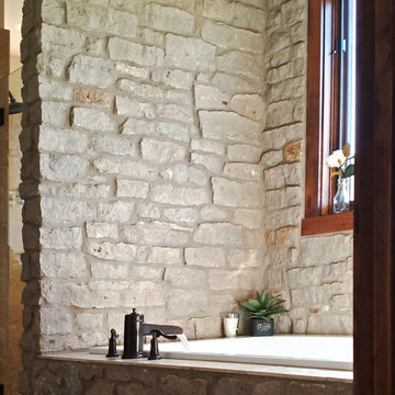 Using stone on interior walls