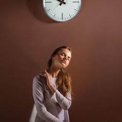 Modern Gray Clock - Wall Clocks