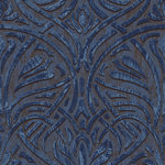 BME Furniture Inc. - Ecliptic Blue 32'x20.8" Wallpaper - This design has a unique pattern that stands apart from the rest. The blue color palette gives a modern look and creates a dark feature that will cath anyone's eye.