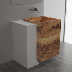 Wooden Sink "Natural" - Bathroom Vanities And Sink Consoles