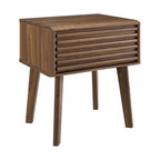 Modway Render End Table With Walnut Finish EEI-3345-WAL