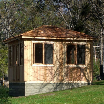 Cedarshed All Season Cedar Gazebo Kit installation in Northern California