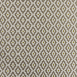 Laverne Sulphur Roman blinds and curtains fabric - Roman Shades