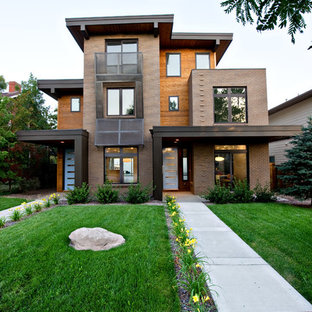 Exempel på ett modernt flerfamiljshus, med tre eller fler plan