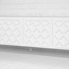 Tangier 4 Door Credenza, White