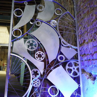 Bild på en eklektisk entré