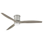 Hinkley - Hinkley 900860FBN-LWD Hover Flush - 60" Ceiling Fan with Light Kit - Clean and sleek, Hover is a stunning modern upgradHover Flush 60" Ceil Brushed Nickel Weath *UL: Suitable for wet locations Energy Star Qualified: n/a ADA Certified: n/a  *Number of Lights: Lamp: 1-*Wattage:16w LED bulb(s) *Bulb Included:Yes *Bulb Type:LED *Finish Type:Brushed Nickel
