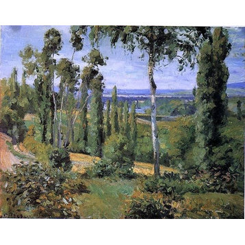 Camille Pissarro The Countryside in the Vicinity of Conflans Wall Decal