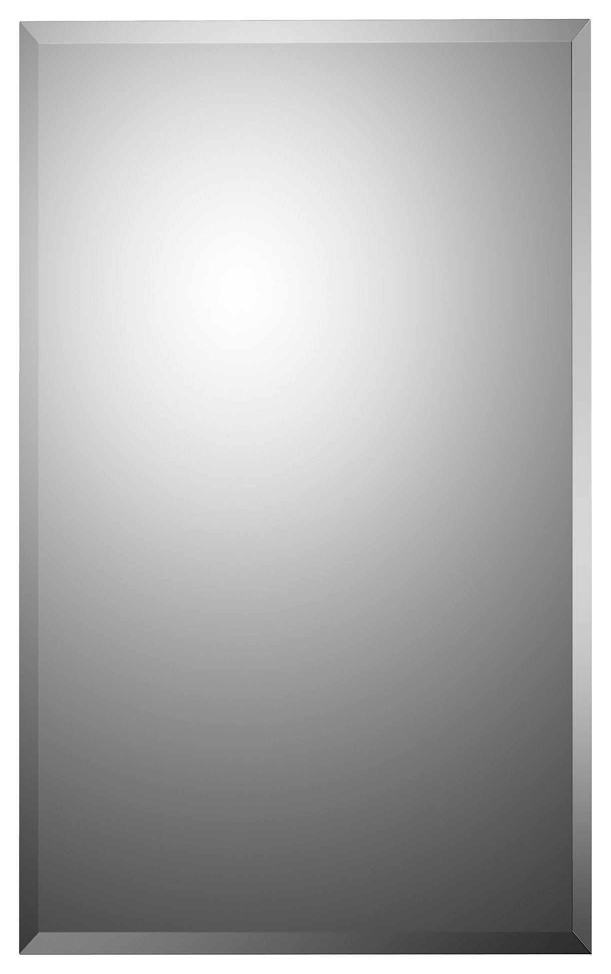 Euroline Medicine Cabinet, 16"x26", Beveled Edge, Flush Mounted