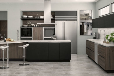 Inspiration for a contemporary kitchen remodel in Seattle