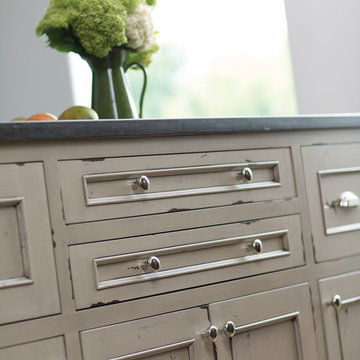 Heritage Paint Kitchen Island