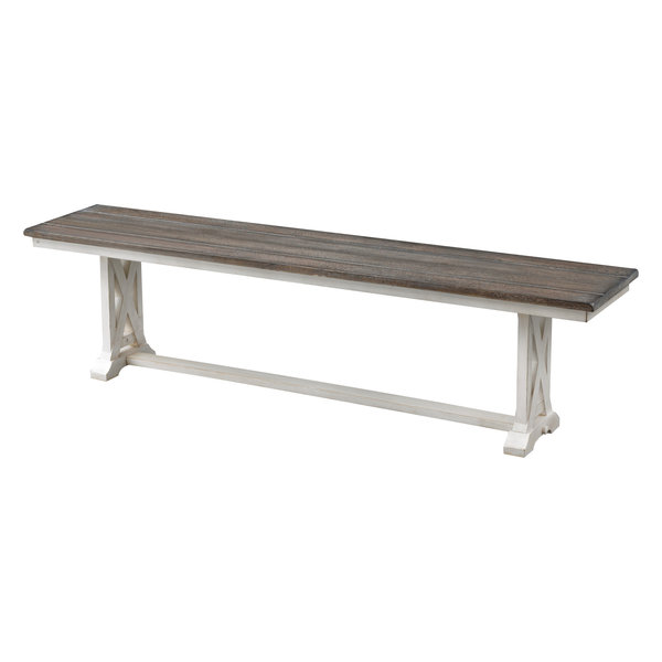 Bar Harbor II Cream Dining Bench