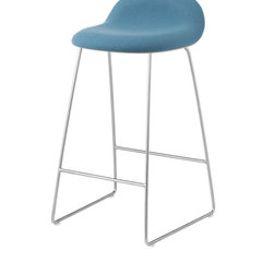 Gubi 32A Counter Stool - Front Upholstered - Bar Stools And Counter Stools