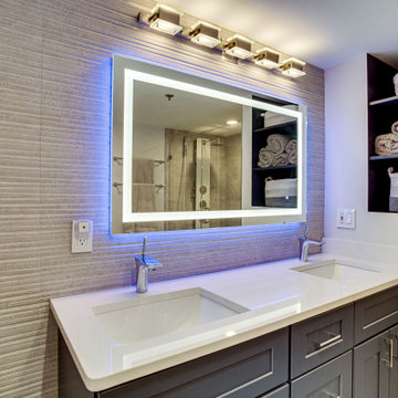 Blue Bathroom Design Rockville, MD