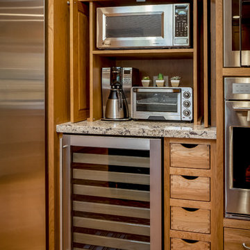 Microwave Coffee Wine Center