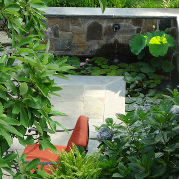 water in the garden