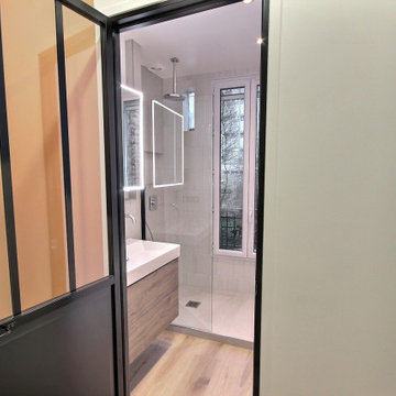 Rénovation d'une salle de douche et WC à Montreuil