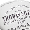 Baxton Studio Thomas-Eiffel Beige Linen Rustic Chair