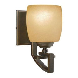 Hampton Bay - Hampton Bay 1-Light Bronze Wall Sconce 25105 - Wall Lighting