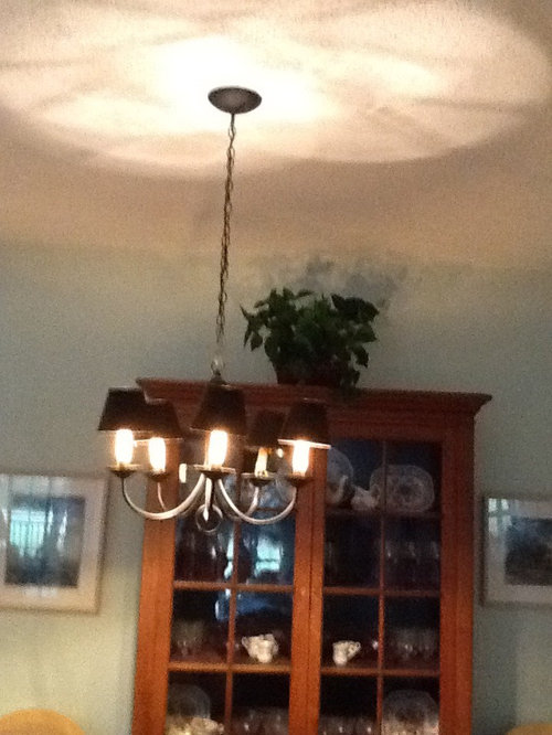 Ceiling Fixture Not Centered, What To Do When Chandelier Is Not Centered Over Table