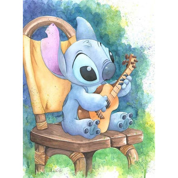 Disney Fine Art Ukulele Solo by Michelle St Laurent, Gallery Wrapped Giclee