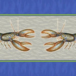 Betsy Drake - Lobster Door Mat 18x26 - These decorative floor mats are made with a synthetic, low pile washable material that will stand up to years of wear. They have a non-slip rubber backing and feature art made by artists Dick Hamilton and Betsy Drake of Betsy Drake Interiors. All of our items are made in the USA. Our small door mats measure 18x26 and our larger mats measure 30x50. Enjoy a colorful design that will last for years to come.
