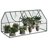47 x 24-Inch Plant Cover Green House with Steel Frame and 2 Zippered Doors