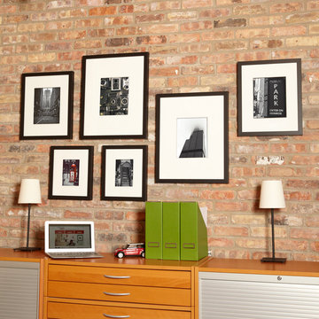 Gallery wall for home office