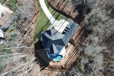 Inspiration for a modern home design remodel in Raleigh