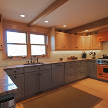 Grey cabinets