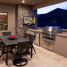 outdoor kitchen