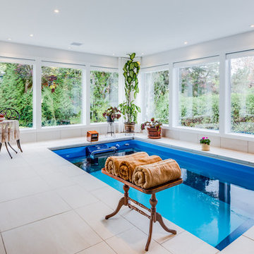 Beautiful Home Addition Featuring an Indoor Pool