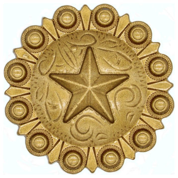 Star Conch Knob, Lux Gold
