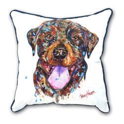 Choco Lab Indoor/Outdoor Cushion Covers - Outdoor Cushions And Pillows