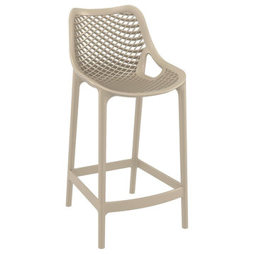 Compamia Air Counter Stools, Set of 2, Taupe