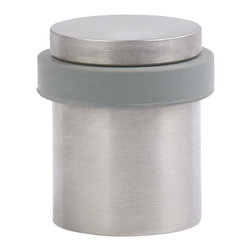 Brass Door Stoppers in Square Profile - Hinges