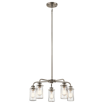Chandelier 5-Light, Classic Pewter