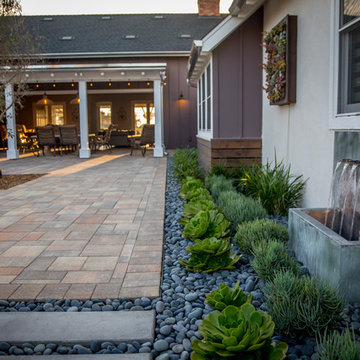 Listen To The Gentle Waterfall - Coastal Contemporary Design In Encinitas