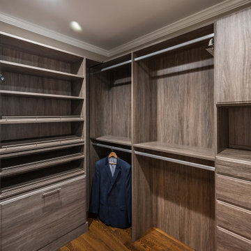 Alexandria Aging In Place Master Bath Remodel with Closet Organization