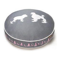 Cosmopolitan Heels & Boots Steel Grey/White Pet Bed - Dog Beds