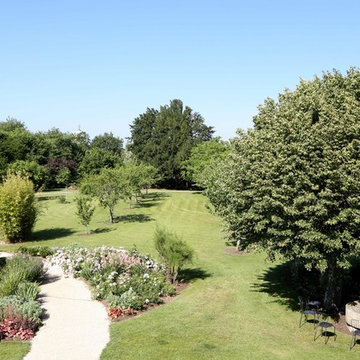 Aménagement d'un jardin à la campagne
