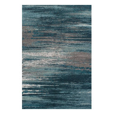 Dalyn Modern Grays MG5993 Rug, Teal, 3'3"x5'3"