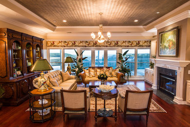 Living room - traditional living room idea in Austin